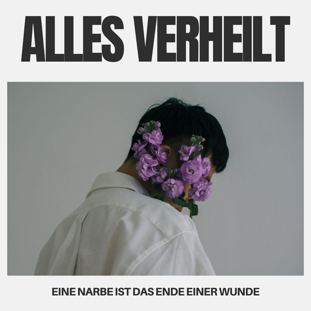 Alles verheilt. Eine Narbe ist das Ende einer Wunde